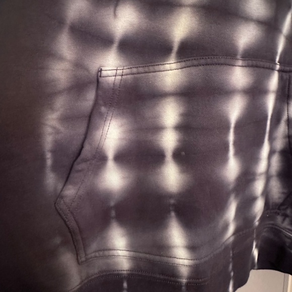 GAP NAVY TIE-DYE ULTRA SOFT FLEECE KNIT NACY & WHITE HOODIE TEEN SIZE 18-20 - Picture 5 of 9